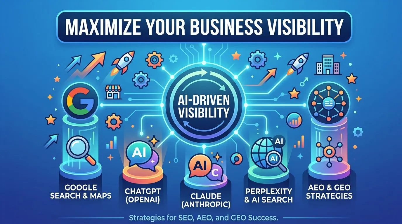 How to Make Your Business Visible on Google, ChatGPT, Claude, Perplexity, and AI Search