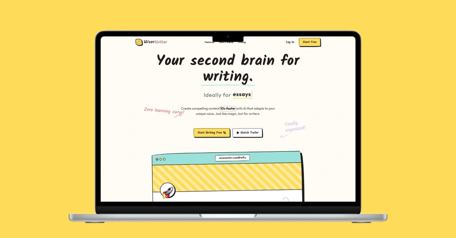 WISERWRITER — A product built for writers who believe words deserve better tools